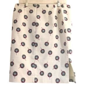LOFT  Women's Floral Print Skirt Sz 10